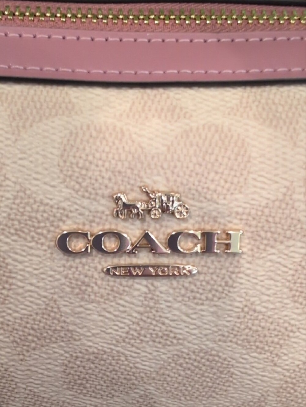 Coach Rowan Signature Canvas Satchel with Heart Charm - Picture 2 of 10